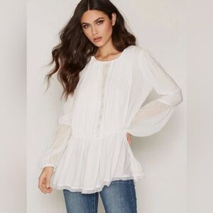 free people soul serene top in ivory - XL